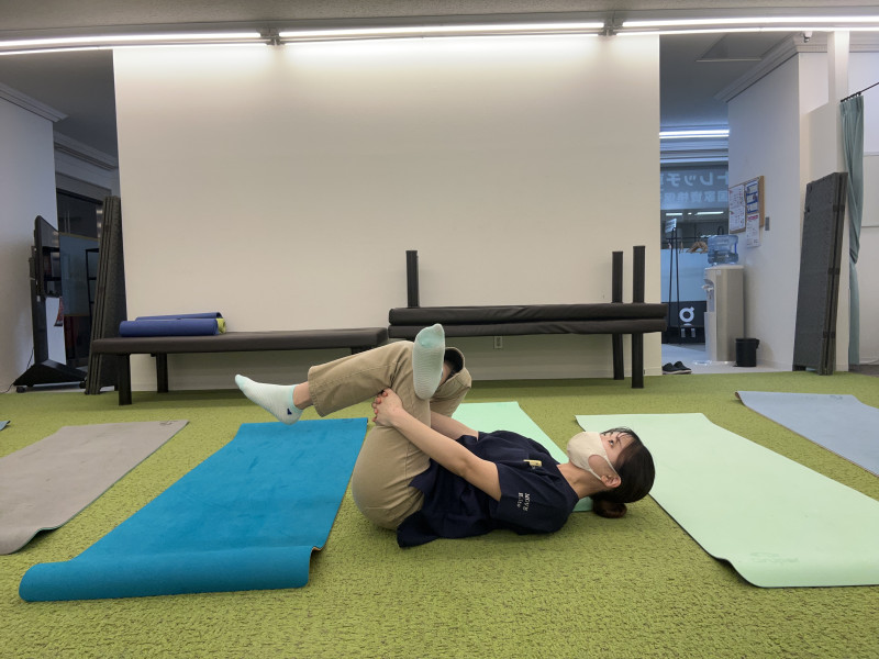 お尻のストレッチ